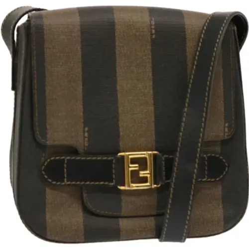 Pre-owned Cross Body Bags, female, , Size: ONE SIZE Pre-owned Canvas fendi-bags - Fendi Vintage - Modalova