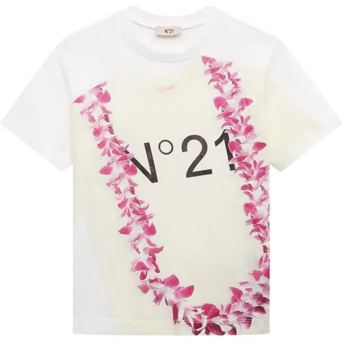 Kinder T-Shirt mit Blumenmuster N21 - N21 - Modalova