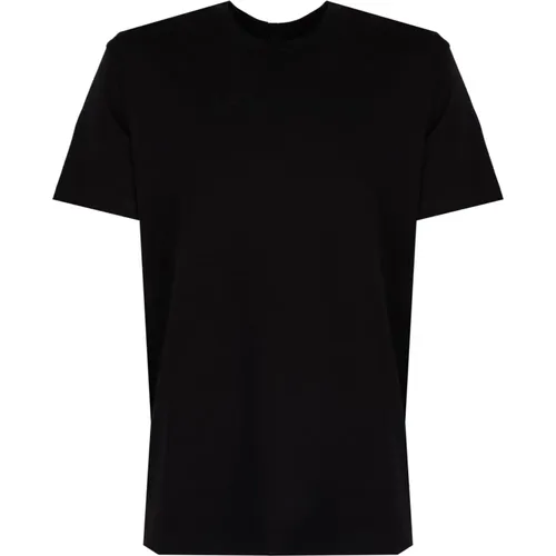 Elegantes Rundhals T-Shirt , Herren, Größe: L - Les Hommes - Modalova