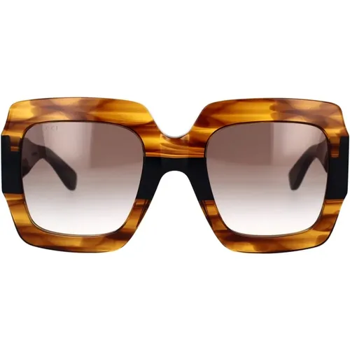 Iconic Square Sunglasses Gg0178S 004 , female, Sizes: 54 MM - Gucci - Modalova
