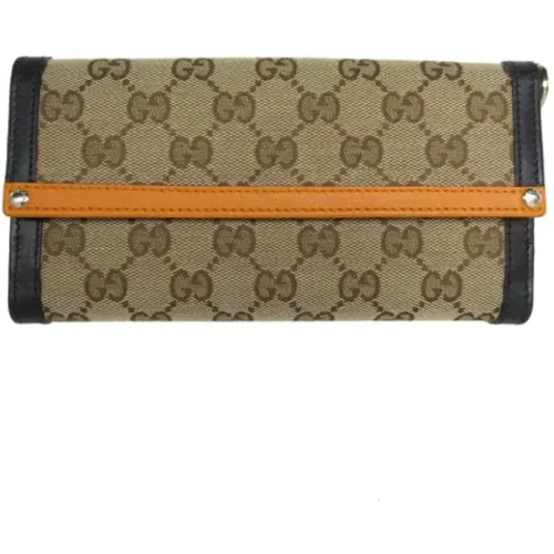 Pre-owned Wallets, female, , Size: ONE SIZE Pre-owned Leather wallets - Gucci Vintage - Modalova