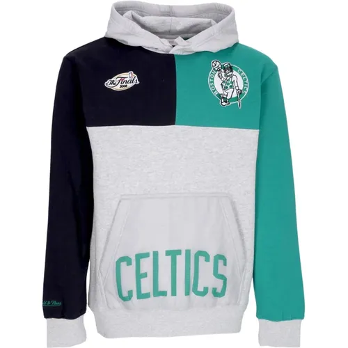 Hoodies, male, , Size: L Boston Celtics Hoodie Tie Breaker - Mitchell & Ness - Modalova