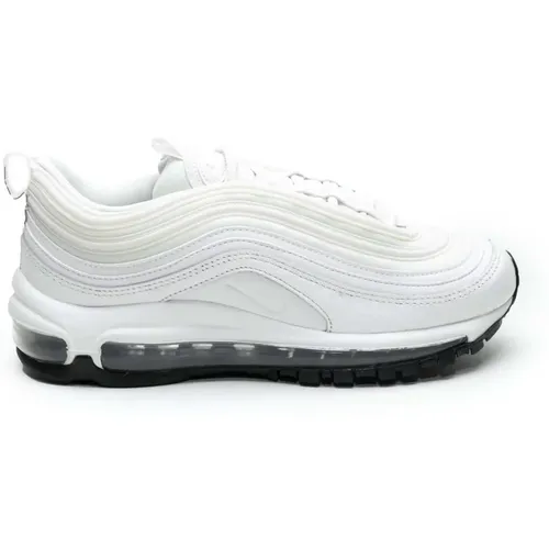 Weiße Leder Air Max 97 Sneakers , Damen, Größe: 37 EU - Nike - Modalova