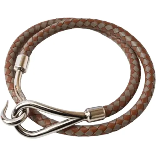 Pre-owned Jewellery, female, , Size: ONE SIZE Pre-owned Leather bracelets - Hermès Vintage - Modalova