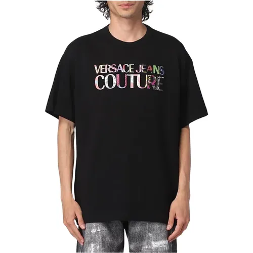 T-Shirts , Herren, Größe: S - Versace Jeans Couture - Modalova