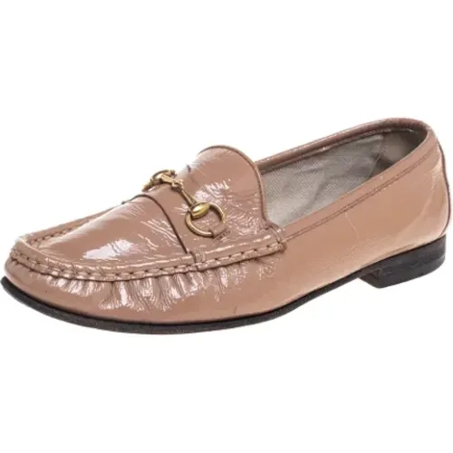 Pre-owned Flats, female, , Size: 8 US Pre-owned Leather flats - Gucci Vintage - Modalova