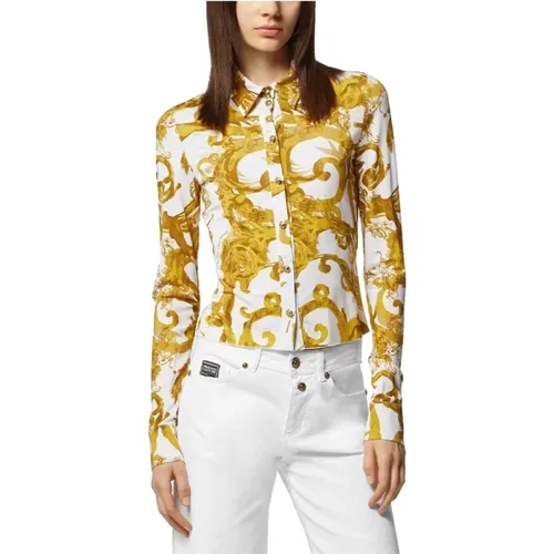 Stilvolles Hemd , Damen, Größe: XS - Versace Jeans Couture - Modalova