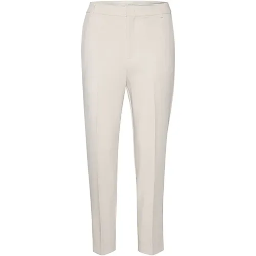 Stylish Chinos in Whitecap Gray , female, Sizes: M - Part Two - Modalova