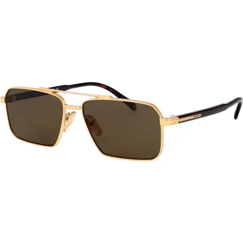 Stylish Sunglasses with Unique Design , male, Sizes: 58 MM - Prada - Modalova