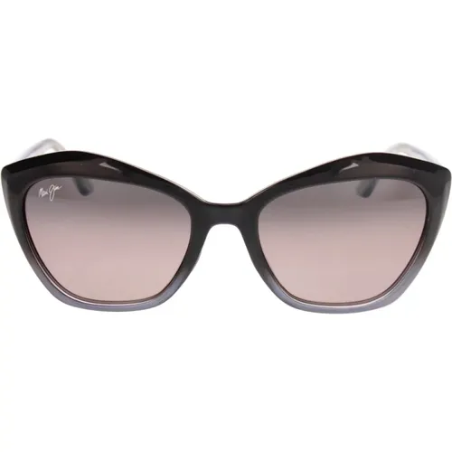 Stylish Lotus Sunglasses with Polarized Lenses , female, Sizes: 56 MM - Maui Jim - Modalova