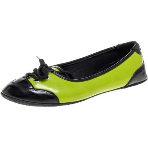 Pre-owned Flats, female, , Size: 5 US Pre-owned Leather flats - Dolce & Gabbana Pre-owned - Modalova