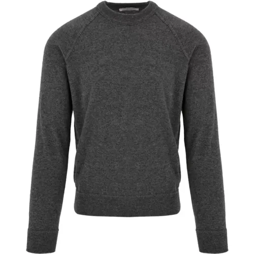 Y24195 030 Anthracite Sweater , male, Sizes: S, M - Filippo De Laurentiis - Modalova
