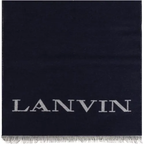 Schal mit Logo , Damen, Größe: ONE Size - Lanvin - Modalova