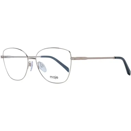 Glasses, female, , Size: ONE SIZE Rose Gold Eyeglasses Square Shape - Maje - Modalova