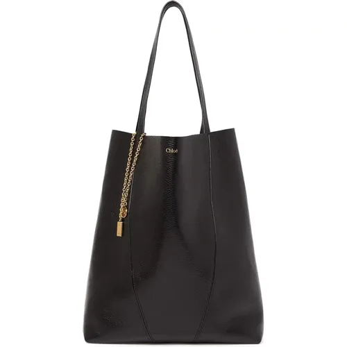 Große Tote Leder Tasche Chloé - Chloé - Modalova