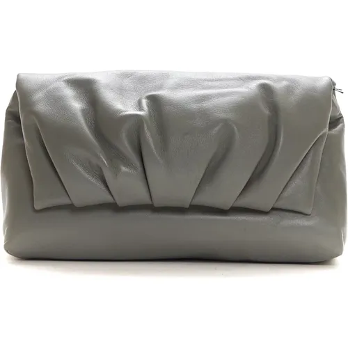 Clutches, female, , Size: ONE SIZE Light Grey Shoulder Bag - Dries Van Noten - Modalova