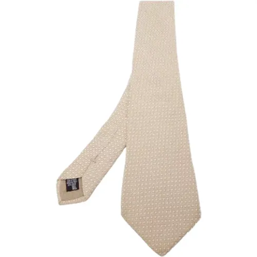 Pre-owned Accessories, male, , Size: ONE SIZE Pre-owned Silk home-office - Armani Pre-owned - Modalova