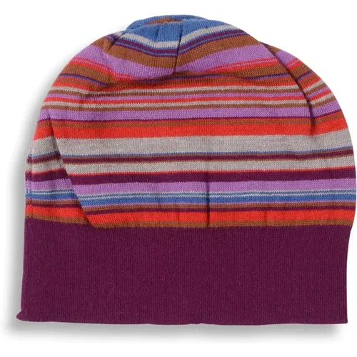 Beanies, female, , Size: ONE SIZE Wool Cotton Beanie - Missoni - Modalova