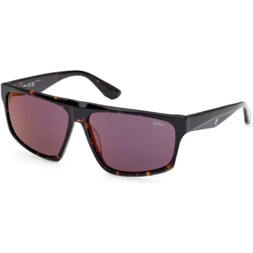 Dunkel Havana Bordeaux Mirror Sonnenbrille - BMW - Modalova