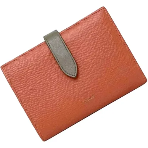 Pre-owned Wallets, female, , Size: ONE SIZE Pre-owned Leather wallets - Celine Vintage - Modalova