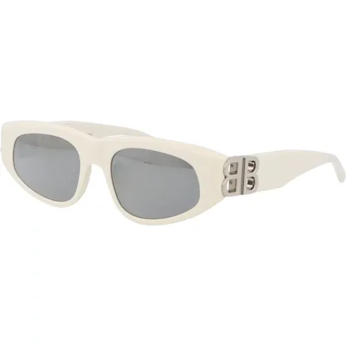 Stylische Sonnenbrille Bb0095S , Damen, Größe: 53 MM - Balenciaga - Modalova