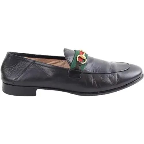 Pre-owned Flats, male, , Size: 6 US Pre-owned Leather flats - Gucci Vintage - Modalova