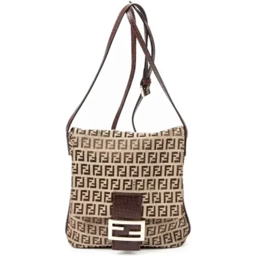 Pre-owned Cross Body Bags, female, , Size: ONE SIZE Pre-owned Canvas fendi-bags - Fendi Vintage - Modalova