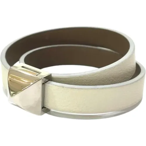 Pre-owned Jewellery, female, , Size: ONE SIZE Pre-owned Leather bracelets - Hermès Vintage - Modalova