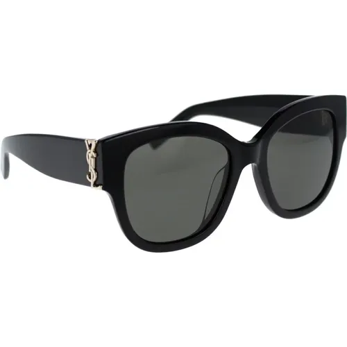 Stilvolle Sonnenbrille für modebewusste Frauen , Damen, Größe: 56 MM - Saint Laurent - Modalova