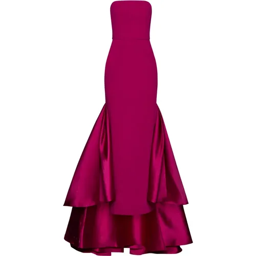 Fuchsia Jodi Maxi Dress , female, Sizes: S - Solace London - Modalova