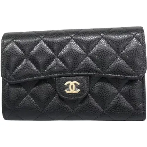 Pre-owned Wallets, female, , Size: ONE SIZE Pre-owned Leather wallets - Chanel Vintage - Modalova