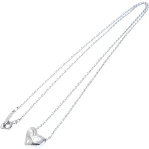 Pre-owned Jewellery, female, , Size: ONE SIZE Pre-owned Platinum necklaces - Tiffany & Co. Pre-owned - Modalova