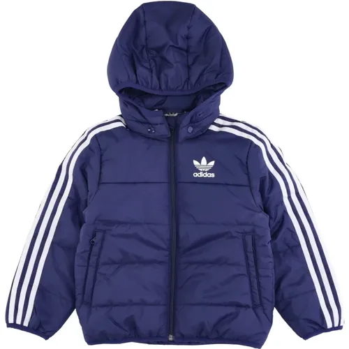 Gepolsterte Jacke Nacht Himmel/Weiß - Adidas - Modalova