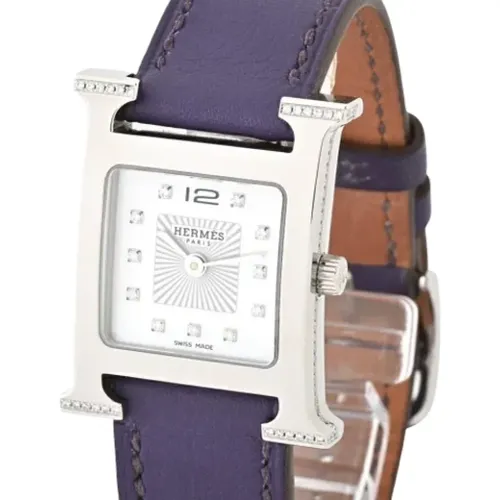 Pre-owned Stainless Steel watches , female, Sizes: ONE SIZE - Hermès Vintage - Modalova