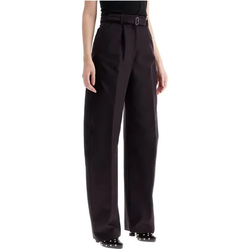 Balloon Canvas Pants Wide Silhouette , female, Sizes: 2XS, S, XS - Lanvin - Modalova