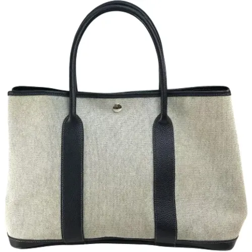 Pre-owned Tote Bags, female, , Size: ONE SIZE Pre-owned Canvas handbags - Hermès Vintage - Modalova