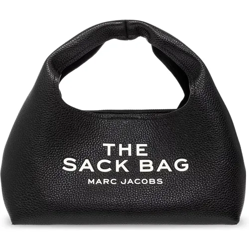 Grained Leather Mini Snack Handbag , female, Sizes: ONE SIZE - Marc Jacobs - Modalova