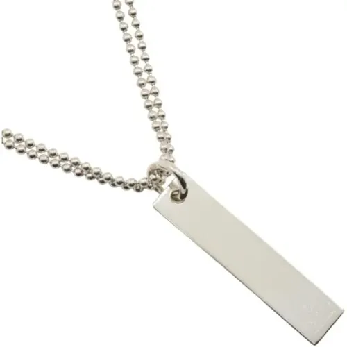 Pre-owned Jewellery, female, , Size: ONE SIZE Pre-owned Silver necklaces - Gucci Vintage - Modalova