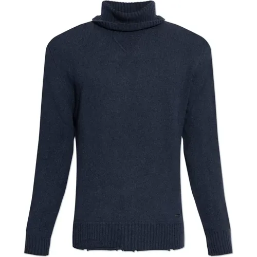 Turtlenecks, male, , Size: 2XL Wool Turtleneck - Dsquared2 - Modalova