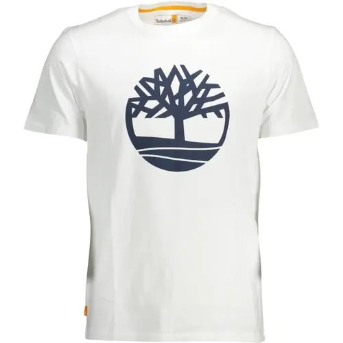 Umweltfreundliches Bio-T-Shirt , Herren, Größe: L - Timberland - Modalova