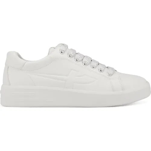 Weiße Leder Sneakers für Frauen , Damen, Größe: 39 EU - tamaris - Modalova