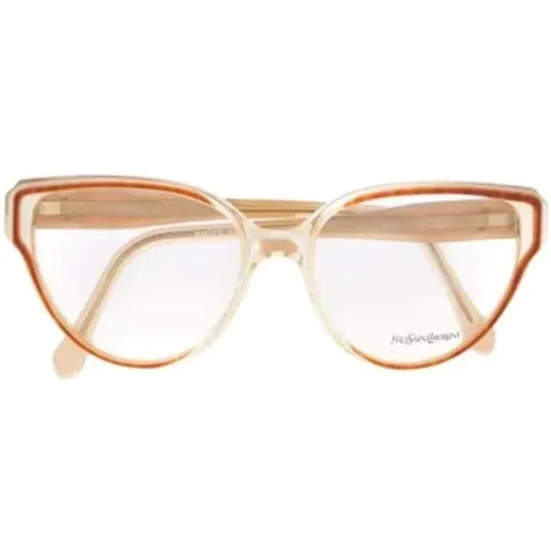 Pre-owned Accessories, female, , Size: ONE SIZE Pre-owned Acetate sunglasses - Yves Saint Laurent Vintage - Modalova