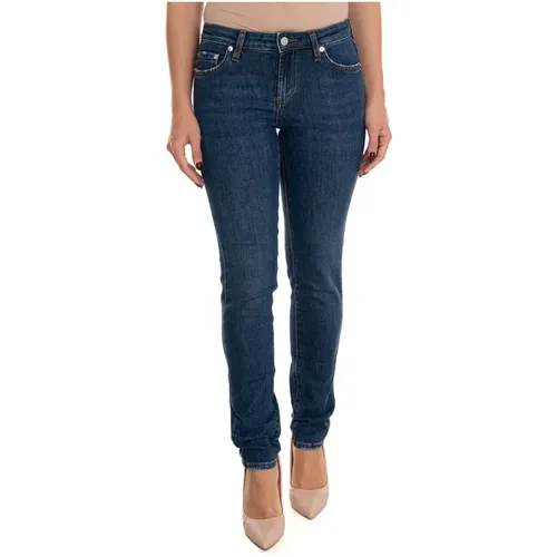 Slim-fit Denim Jeans mit Push-up-Technologie , Damen, Größe: W26 - Roy Roger's - Modalova