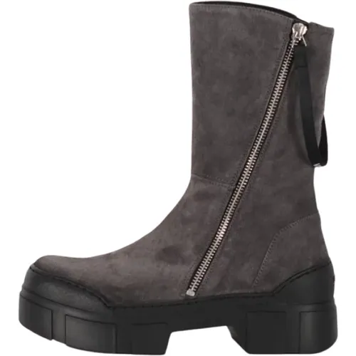 Washed leather ankle boots Silverstone model , female, Sizes: 7 UK, 4 UK, 3 UK - Vic Matié - Modalova