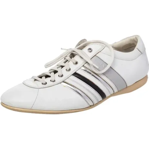 Pre-owned Leather sneakers , female, Sizes: 11 UK - Prada Vintage - Modalova