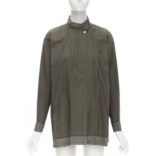 Pre-owned Cotton tops , female, Sizes: 5 UK - Issey Miyake Pre-owned - Modalova
