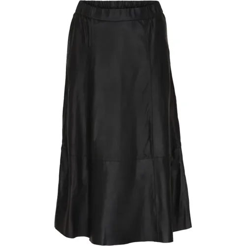 A-Shape Leather Skirt 100096 , female, Sizes: M, S, 2XS, 2XL, XS, XL, L, 3XL - Btfcph - Modalova