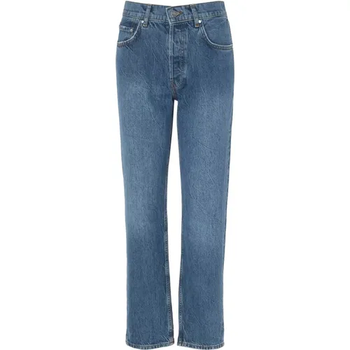 Marineblaue Jeans A-06-10010 , Damen, Größe: W25 - Anine Bing - Modalova