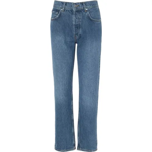 Marineblaue Jeans A-06-10010 , Damen, Größe: W26 - Anine Bing - Modalova