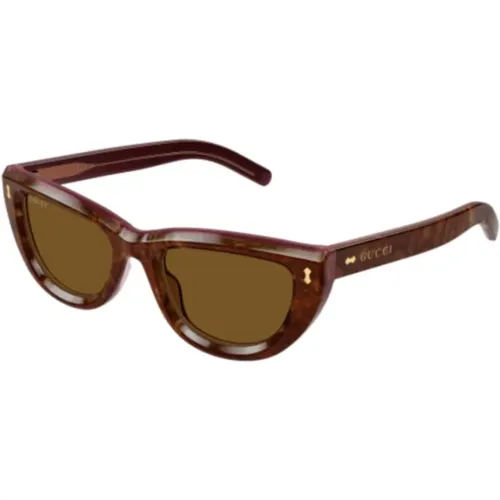 Sunglasses, unisex, , Size: ONE SIZE Stylish Sunglasses for Fashion Enthusiasts - Gucci - Modalova